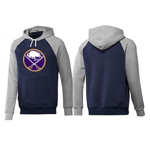VTG NHL Buffalo Sabres Slug Large Embroidered Hoodie Sweatshirt XL