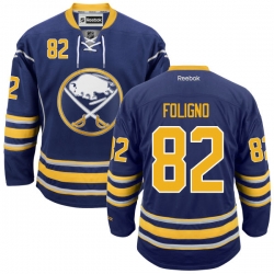 Marcus Foligno Game Worn Buffalo Sabres Away Jersey. Serial: 1063-1. Set 2  - Size 58. 2013-14 season. - NHL Auctions
