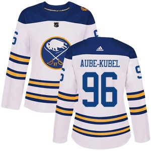 Nicolas Aube-Kubel Women's Adidas Buffalo Sabres Authentic White 2018 Winter Classic Jersey