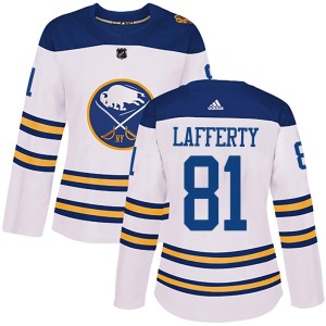 Sam Lafferty Women's Adidas Buffalo Sabres Authentic White 2018 Winter Classic Jersey