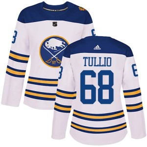 Tyler Tullio Women's Adidas Buffalo Sabres Authentic White 2018 Winter Classic Jersey