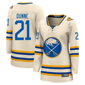 Josh Dunne Women's Fanatics Branded Buffalo Sabres Breakaway Cream 2022 Heritage Classic Jersey