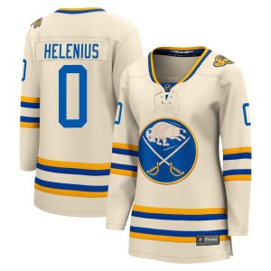 Konsta Helenius Women's Fanatics Branded Buffalo Sabres Breakaway Cream 2022 Heritage Classic Jersey