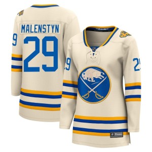 Beck Malenstyn Women's Fanatics Branded Buffalo Sabres Breakaway Cream 2022 Heritage Classic Jersey