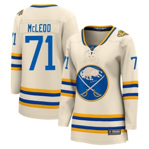 Ryan McLeod Women's Fanatics Branded Buffalo Sabres Breakaway Cream 2022 Heritage Classic Jersey