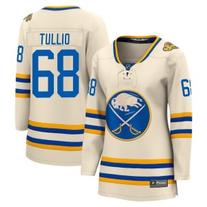 Tyler Tullio Women's Fanatics Branded Buffalo Sabres Breakaway Cream 2022 Heritage Classic Jersey