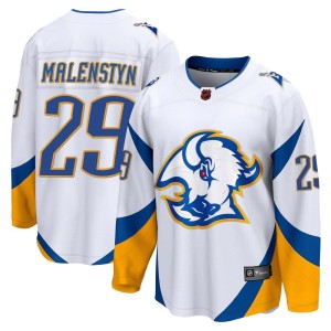 Beck Malenstyn Youth Fanatics Branded Buffalo Sabres Breakaway White Special Edition 2.0 Jersey