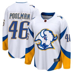 Colton Poolman Youth Fanatics Branded Buffalo Sabres Breakaway White Special Edition 2.0 Jersey