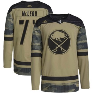 Ryan McLeod Men's Adidas Buffalo Sabres Authentic Camo Military Appreciation Practice Jersey