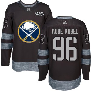 Nicolas Aube-Kubel Men's Buffalo Sabres Authentic Black 1917-2017 100th Anniversary Jersey