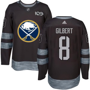 Dennis Gilbert Men's Buffalo Sabres Authentic Black 1917-2017 100th Anniversary Jersey