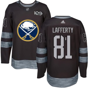 Sam Lafferty Men's Buffalo Sabres Authentic Black 1917-2017 100th Anniversary Jersey