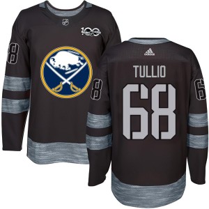 Tyler Tullio Men's Buffalo Sabres Authentic Black 1917-2017 100th Anniversary Jersey