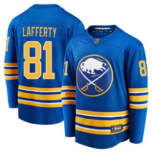 Sam Lafferty Men's Fanatics Branded Buffalo Sabres Premier Royal Breakaway Home Jersey