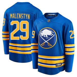 Beck Malenstyn Men's Fanatics Branded Buffalo Sabres Premier Royal Breakaway Home Jersey