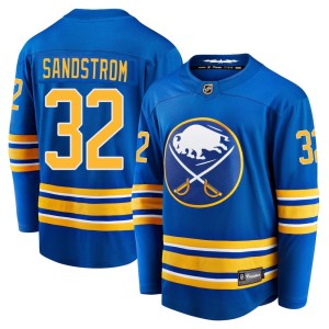 Felix Sandstrom Men's Fanatics Branded Buffalo Sabres Premier Royal Breakaway Home Jersey