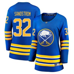 Felix Sandstrom Women's Fanatics Branded Buffalo Sabres Breakaway Royal 2020/21 Home Jersey