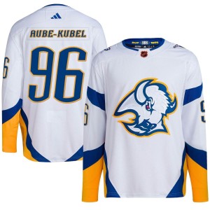 Nicolas Aube-Kubel Youth Adidas Buffalo Sabres Authentic White Reverse Retro 2.0 Jersey