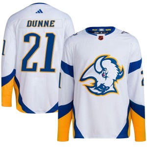 Josh Dunne Youth Adidas Buffalo Sabres Authentic White Reverse Retro 2.0 Jersey