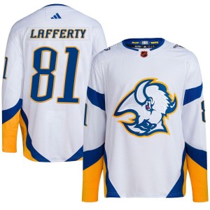 Sam Lafferty Youth Adidas Buffalo Sabres Authentic White Reverse Retro 2.0 Jersey