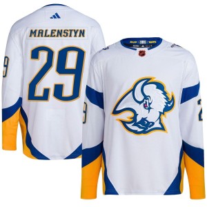 Beck Malenstyn Youth Adidas Buffalo Sabres Authentic White Reverse Retro 2.0 Jersey