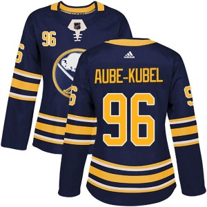 Nicolas Aube-Kubel Women's Adidas Buffalo Sabres Authentic Navy Home Jersey