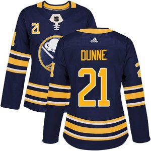 Josh Dunne Women's Adidas Buffalo Sabres Authentic Navy Home Jersey