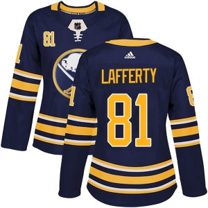 Sam Lafferty Women's Adidas Buffalo Sabres Authentic Navy Home Jersey