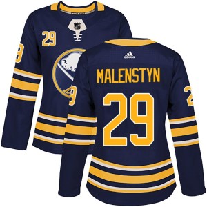 Beck Malenstyn Women's Adidas Buffalo Sabres Authentic Navy Home Jersey