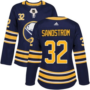 Felix Sandstrom Women's Adidas Buffalo Sabres Authentic Navy Home Jersey