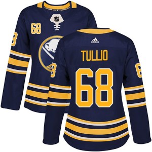 Tyler Tullio Women's Adidas Buffalo Sabres Authentic Navy Home Jersey