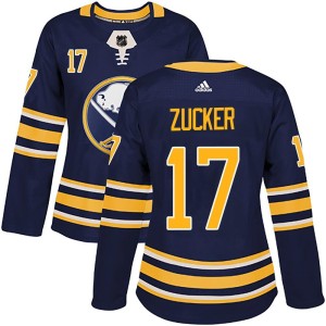 Jason Zucker Women's Adidas Buffalo Sabres Authentic Navy Home Jersey