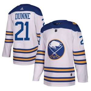 Josh Dunne Youth Adidas Buffalo Sabres Authentic White 2018 Winter Classic Jersey