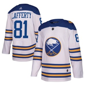 Sam Lafferty Youth Adidas Buffalo Sabres Authentic White 2018 Winter Classic Jersey