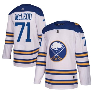 Ryan McLeod Youth Adidas Buffalo Sabres Authentic White 2018 Winter Classic Jersey