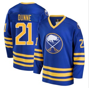 Josh Dunne Men's Fanatics Branded Buffalo Sabres Premier Royal Breakaway Heritage Jersey