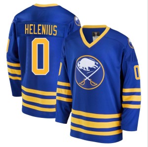 Konsta Helenius Men's Fanatics Branded Buffalo Sabres Premier Royal Breakaway Heritage Jersey