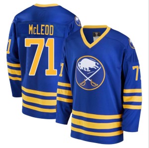 Ryan McLeod Men's Fanatics Branded Buffalo Sabres Premier Royal Breakaway Heritage Jersey