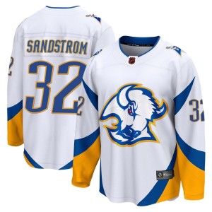 Felix Sandstrom Men's Fanatics Branded Buffalo Sabres Breakaway White Special Edition 2.0 Jersey