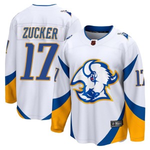 Jason Zucker Men's Fanatics Branded Buffalo Sabres Breakaway White Special Edition 2.0 Jersey