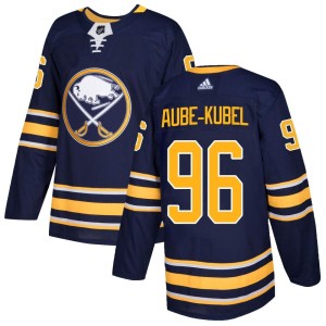 Nicolas Aube-Kubel Men's Adidas Buffalo Sabres Authentic Navy Home Jersey