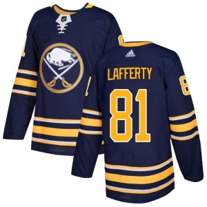 Sam Lafferty Men's Adidas Buffalo Sabres Authentic Navy Home Jersey