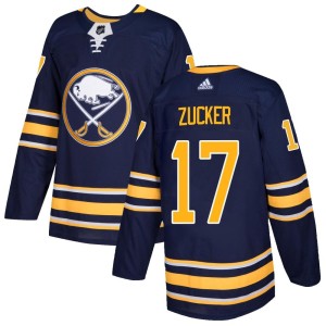 Jason Zucker Men's Adidas Buffalo Sabres Authentic Navy Home Jersey