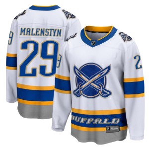 Beck Malenstyn Youth Fanatics Branded Buffalo Sabres Breakaway White 2020/21 Special Edition Jersey