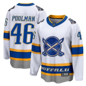 Colton Poolman Youth Fanatics Branded Buffalo Sabres Breakaway White 2020/21 Special Edition Jersey