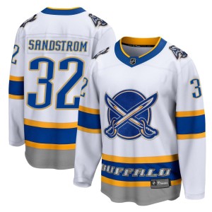 Felix Sandstrom Men's Fanatics Branded Buffalo Sabres Breakaway White 2020/21 Special Edition Jersey