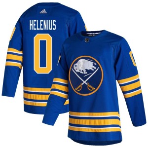 Konsta Helenius Men's Adidas Buffalo Sabres Authentic Royal 2020/21 Home Jersey