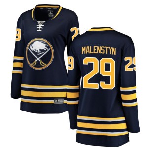 Beck Malenstyn Women's Fanatics Branded Buffalo Sabres Breakaway Navy Blue Home Jersey