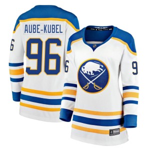 Nicolas Aube-Kubel Women's Fanatics Branded Buffalo Sabres Premier White Breakaway Away Jersey