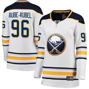 Nicolas Aube-Kubel Women's Fanatics Branded Buffalo Sabres Breakaway White Away Jersey